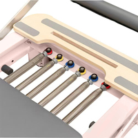 Promotion Usine : Reformer de Pilates en Aluminium Léger, Modèle Nordique Premium pour Studio, avec 6 ressorts, pour utilisation verticale