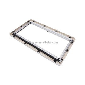 Cadre <span class=keywords><strong>intérieur</strong></span> moulé monobloc en ABS blanc pour remplacement de fenêtre de caravane, remorque ou <span class=keywords><strong>camping</strong></span>-<span class=keywords><strong>car</strong></span> MAYGOOD avec <span class=keywords><strong>store</strong></span> enrouleur et moustiquaire - Product Image 6