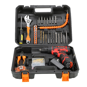 36V Xách Tay Không Dây <span class=keywords><strong>Lithium</strong></span> Điện Tuốc Nơ Vít Bộ Dụng Cụ Có Thể Sạc Lại Hộ Gia Đình Tác Động Khoan Bộ Không Dây Pin Điện Khoan - Product Image 3