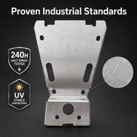 Support de plaque d'immatriculation de moto en alliage d'aluminium 6061-T6 anodisé anti-corrosion Dixuan Premium, usinage CNC de précision