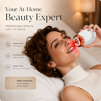 Appareil de lifting du visage OEM, machine de minceur par aspiration sous vide, appareil portable de microcourant pour sculpter le visage en V, équipement de beauté pour usage domestique