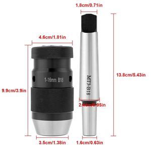 Фрезерные инструменты с ЧПУ, 13 мм, сверлильные патроны с MT2, БЕСКЛЮЧЕВОЙ патрон - Product Image 6