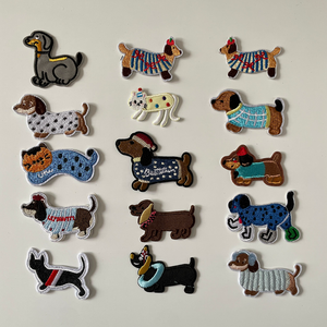 Best-seller Chiot Bâton <span class=keywords><strong>Chien</strong></span> Broderie Accessoires Patchs <span class=keywords><strong>pour</strong></span> Veste/Pantalon/Chaussures - Product Image 1