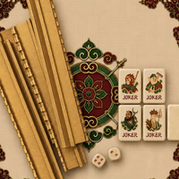 Jeu de Mahjong Américain de Luxe Pliable et Portable en Acrylique à 4 Couches, Tuiles de Mahjong Personnalisées de Qualité Supérieure, Kit de Jeu de Mahjong Cadeau