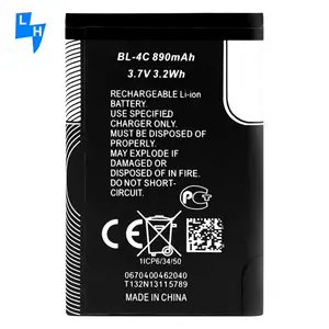 कम कीमत संगत रिचार्जेबल 3.7V 900mah ली आयन सेल सभी मॉडल gb t18287 सेल फोन बैटरी BL-4C