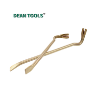 DEAN TOOLS Barre de levier combinée industrielle anti-étincelles 460MM à forte puissance de levier, pointe biseautée et crochet pour démolition et démontage