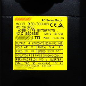 Motor de CA Original FANUC Serie A06B A06B-0178-B075 para Máquinas, Automatización Industrial, Control de Movimiento, Equipos Robóticos - Product Image 5