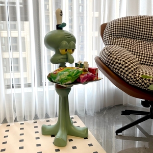 Dibujos animados personalizados pulpo hermano bandeja piso adornos de gran tamaño marioneta de mano hit trabajador sofá sala de estar - Product Image 2