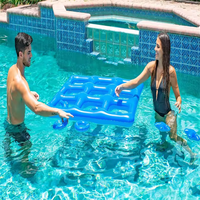 Beliebtes individuelles Tic-Tac-Toe-Spiel Erwachsenen-Kind-Strandparty aufblasbarer Pool schwimmendes Spielzeug-Spielzeug für Kinder Wasserspielzeug