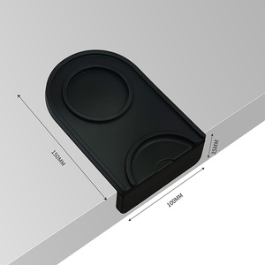 Silicone Espresso Tamper Mat – Anti-Slip Coffee Tamping <b>Station</b> with Corner Holder, Barista <b>Tool</b> for Mess-Free Tamping – Fits 51 - Product Image 6