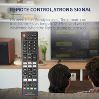 Control Remoto Universal IR para TV RM-L1691, Compatible con Televisores LCD Inteligentes Samsung, LG, Toshiba, para Todos los Mercados
