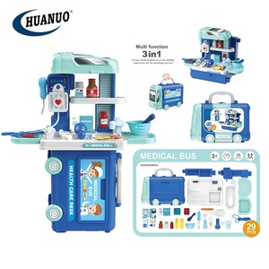 Nuovo arrivo 3 in 1 giocattoli per autobus medici portatili finta di giocare con l'<span class=keywords><strong>auto</strong></span> per bambini set da gioco medico per bambini giocattolo - Product Image 6