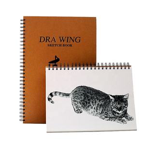 Classeur à anneaux en spirale pour artiste, technique <span class=keywords><strong>mixte</strong></span>, éco-responsable et bon marché, carnet de croquis pour adultes avec couture sur <span class=keywords><strong>selle</strong></span> en PP - Product Image 3