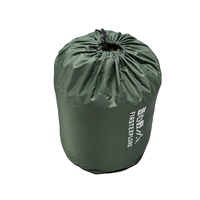 Sac de couchage à capuche de style enveloppe vert pour adultes en tissu imperméable de haute qualité Forjoy