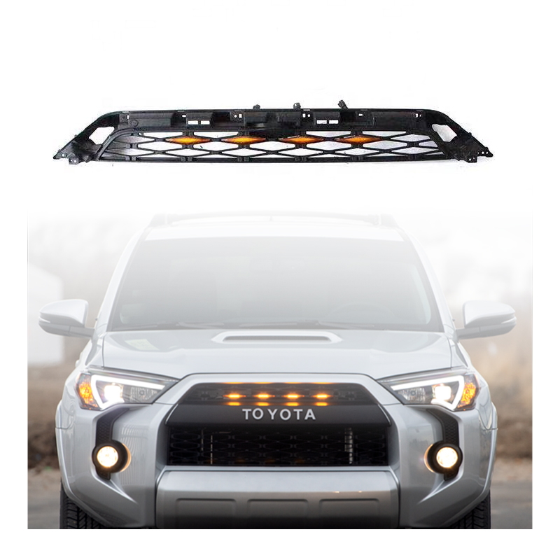 2021 высококачественные товары оптом Запчасти для кузова автомобиля аксессуары решетка и решетка с 3 или 4 лампами для 4runner TRD 2014-2019