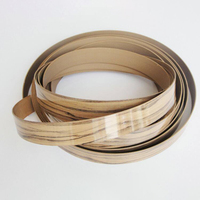 Tiras de colores de grano de madera de PVC flexibles, bandas acrílicas de melamina ABS para puertas de armarios de cocina y accesorios para muebles