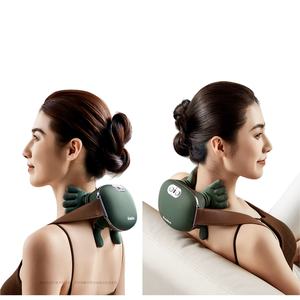 Điện nước nóng 3D nhào không chổi than vai & <span class=keywords><strong>massage</strong></span> cổ tử cung Massager không dây điều khiển từ xa cho mô sâu Pain Relief - Product Image 2