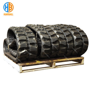 Rangka karet Crawler murah 450*84*56 untuk suku cadang mesin konstruksi ekskavator - Product Image 1