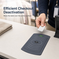 Système de désactivation d'étiquettes antivol AM EAS 58KHz pour supermarchés, pharmacies, magasins de vêtements et commerces de détail