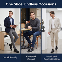 Chaussures en cuir de vache véritable de qualité supérieure, respirantes, à lacets, semelle en caoutchouc souple et confortable, chaussures décontractées pour hommes