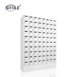 CHNSMILE Boîte aux lettres pour appartement avec plaque signalétique et compartiment de rangement verrouillable - Product Image 4
