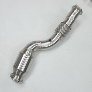 Tuyau d'échappement en acier inoxydable 304 à 200 cellules, 1,5 mm, avec bouclier thermique pour M3 M4 G80 G82, avec garantie EPA de 5 ans - Product Image 4