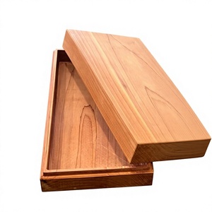 Boîte à bijoux moderne en bois écologique, organisateur de rangement pour bijoux fait main sur mesure avec 1 couche, 182x128x85mm - Product Image 3