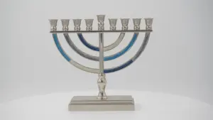 Creative Designer Modern Chanukah Candle Stand Manufacturer And Exporter Customized Fancy Menorah Hanukah Wholesale