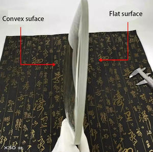 10 배 확대 렌즈 60mm 직경 광학 유리 단일 볼록 및 이중 볼록 물리 실험 학습 도구 플랫 패턴 - Product Image 2