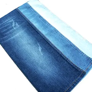 Spécialisé dans la production de tissu denim élastique bleu foncé 9.5OZ pour jeans pour hommes et femmes