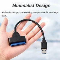 Câble adaptateur Sata vers USB 3.0 en gros d'usine 22 broches 2.5 "câble Ssd Hdd Sata vers convertisseur USB