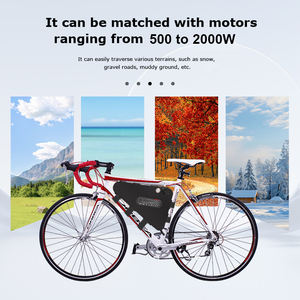 بطارية ليثيوم عالية الجودة مقاومة للماء 48 فولت 52 فولت 60 فولت 72 فولت، سعة 20 أمبير 24 أمبير 28.8 أمبير 30 أمبير، حزمة أيونات الليثيوم للدراجات الكهربائية - Product Image 5