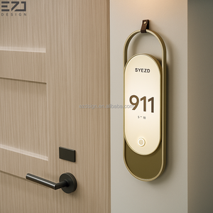 EZD Plaque de porte personnalisée DND, signalétique de guidage, numéros <span class=keywords><strong>d</strong></span>'appartement, plaques de porte ADA en braille, plaques de nom de maison, designs - Product Image 2