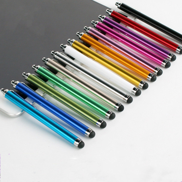 10-Pack Universal Rubber Stylus Pen Non-Battery Operated Passive Capacitive Touch Screens Compatible Tablets iPad Mini Pro Air