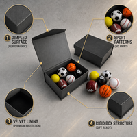 Juego de 6 Pelotas de Golf con Diseño Deportivo Novedoso, Personalizadas con Impresión, de 2 Capas, para Práctica, Regalo Empresarial, Souvenir Corporativo
