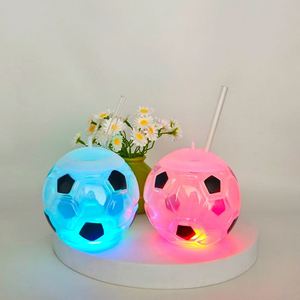 Vaso de Plástico Desechable con Forma de Balón de Fútbol para Niños, Ideal para Festivales - Product Image 3