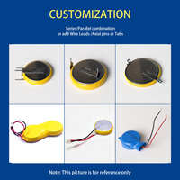 Batería de Litio Primaria de Botón CR1632 de 3V y 100mAh con Pestaña de Soldadura Personalizada para Placas Base de Computadoras, Llaveros, Calculadoras y Juguetes