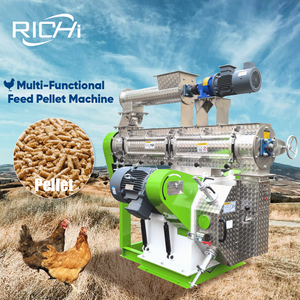 Richi chuyên nghiệp tùy chỉnh 1-2T/h gia súc gà viên Máy thức ăn chăn nuôi bờ biển thấp để bán - Product Image 1