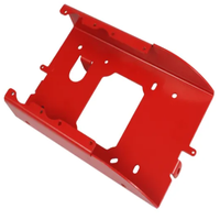 Support de fixation en tôle irrégulière OEM en acier inoxydable pour équipement, avec trous perforés