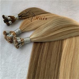 10A kelas ganda ditarik Remy belum diproses gelombang air Brasil terikat tangan kain ekstensi rambut manusia - Product Image 3