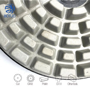 مسند كاشف مرن للأرضيات الجافة من الألماس قرص قرص صمغ قرص تلميع جرانيت مستدير لصف الماس والرخام - Product Image 2