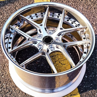 Jantes forgées en alliage d'aluminium de course 16-24 pouces, polissage profond, 2 ou 3 pièces, pour BMW et Audi, entraxes 5x112 et 5x114.3
