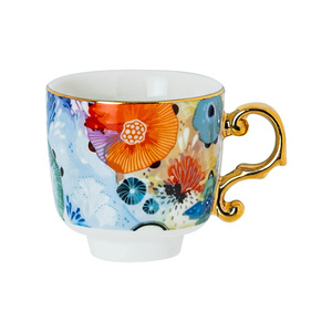 Ceramic <b>Tea</b> <b>Set</b> - Coral Reef Teapot with 6 Cups and Saucers - Product Image 5