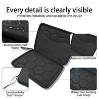 Mochila para ordenador portátil, nailon Oxford 900D, gran capacidad, moderna, antirrobo, a prueba de golpes, resistente a impactos, doble cremallera para tableta de 13 pulgadas