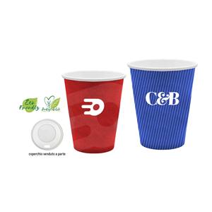Bicchiere di Carta PLA C&B da 6 Oz, Ecologico e Usa e Getta per Caffè e Acqua - Product Image 1