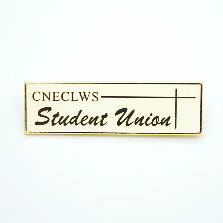 High Standard The Lowest Price Name Badge Metal With Pin Custom Name Badge Pin