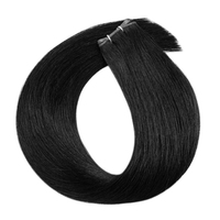 Nouvel Arrivage – Extensions de Cheveux Humains Vierges Russes 100% Naturels Non Traités, Tissage Genius Fin et Invisible, Double Drawn