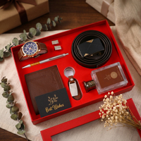 Coffret cadeau de luxe pour homme, montre, portefeuille, porte-clés, parfum, coffret cadeau de Noël, coffret cadeau d'affaires
