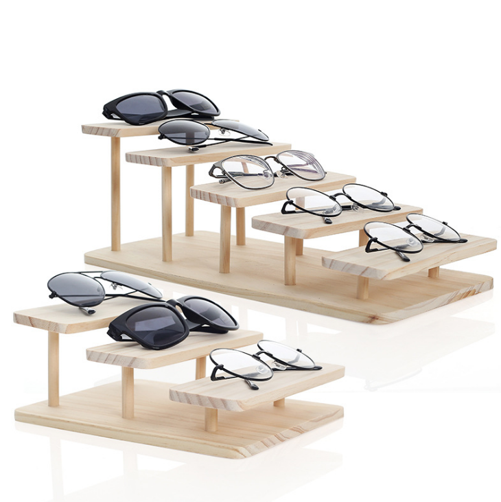 Подставка деревянная универсальная под заказ, органайзер для солнечных очков и шоу, демонстрационный держатель для очков