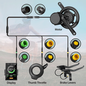 Водонепроницаемый электрический разъем M8 для велосипедов, <span class=keywords><strong>2</strong></span>-контактный, 3-контактный, 4-контактный, 5-контактный, 6-контактный, миниатюрный - Product Image 4